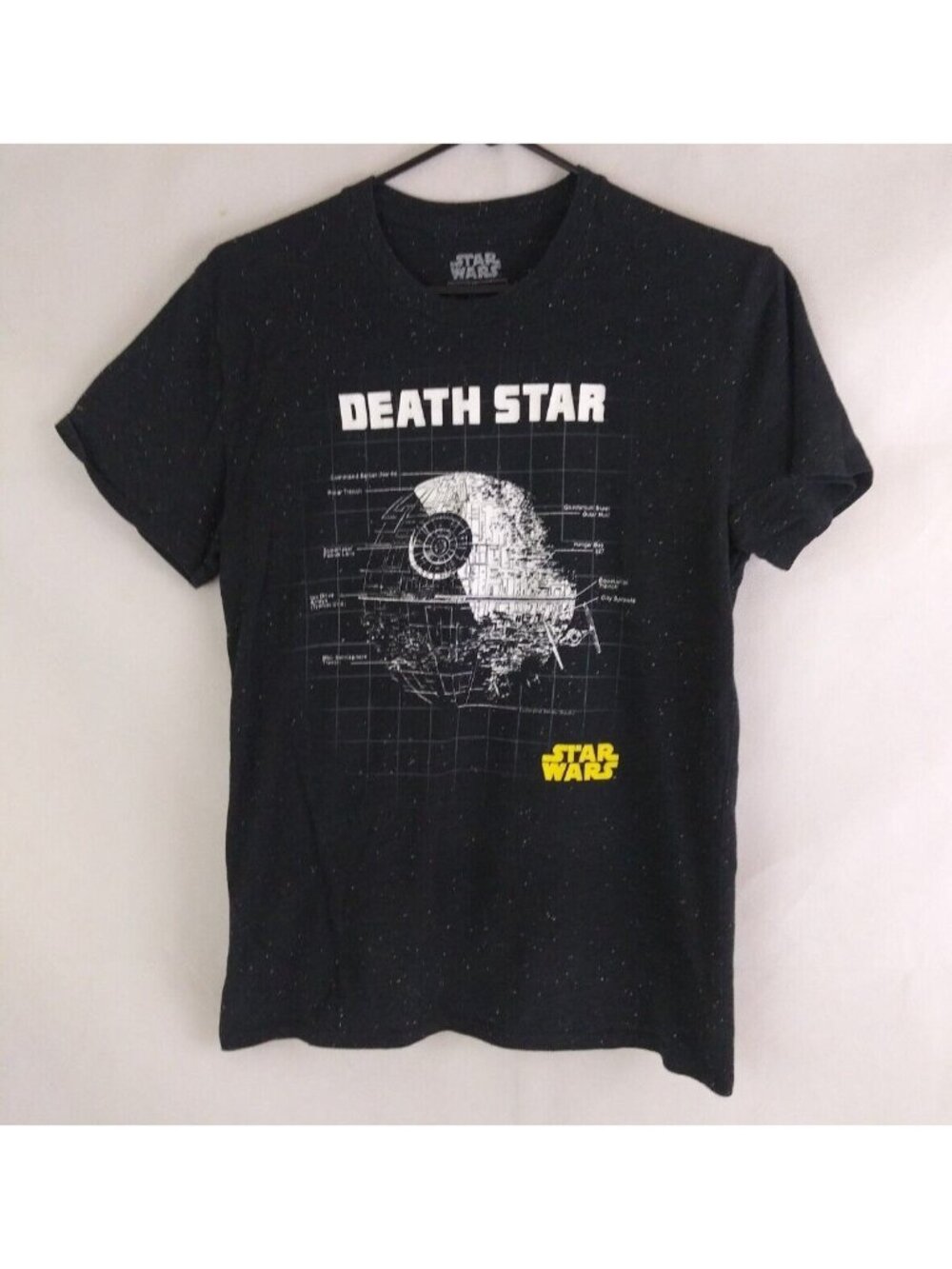 Fifth Sun Star Wars Death Star Men's Black T-Shirt Size Small
